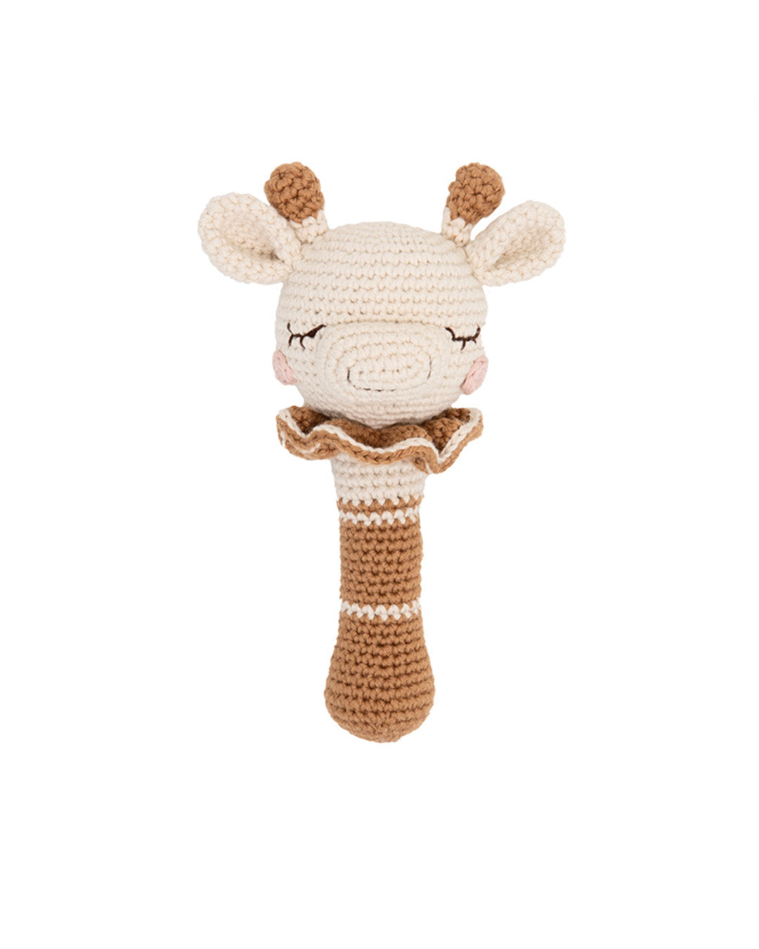 Patti Oslo Goldie the Giraffe Rattle I caramel Teething Rings & Rattles & Baby Gym Toys