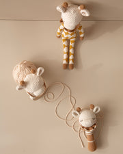 Patti Oslo Goldie the Giraffe Teething Ring I caramel Teething Rings & Rattles & Baby Gym Toys
