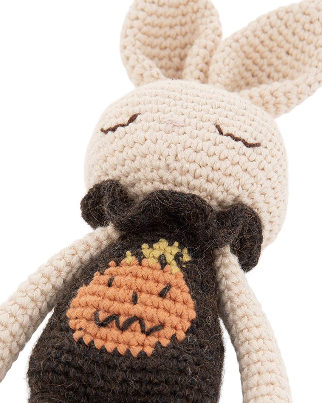 Patti Oslo Halloween Capsule | Pumpkin Bunny | ecru Organic Soft Toys