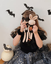Patti Oslo Halloween Capsule | Pumpkin Bunny | ecru Organic Soft Toys