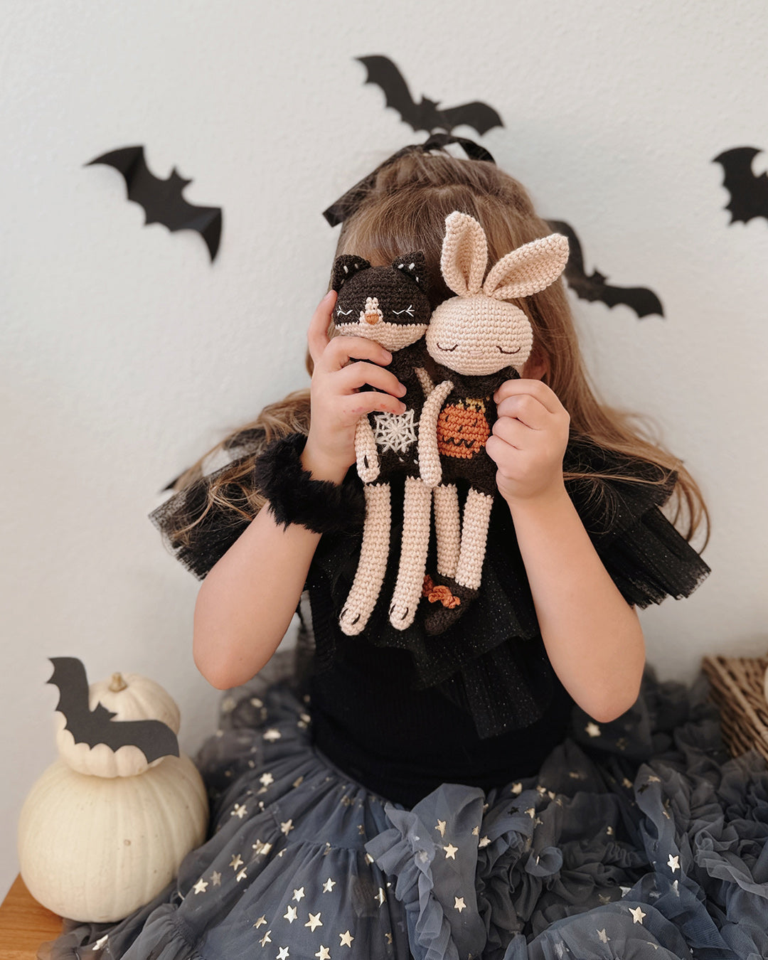 Patti Oslo Halloween Capsule | Pumpkin Bunny | ecru Organic Soft Toys