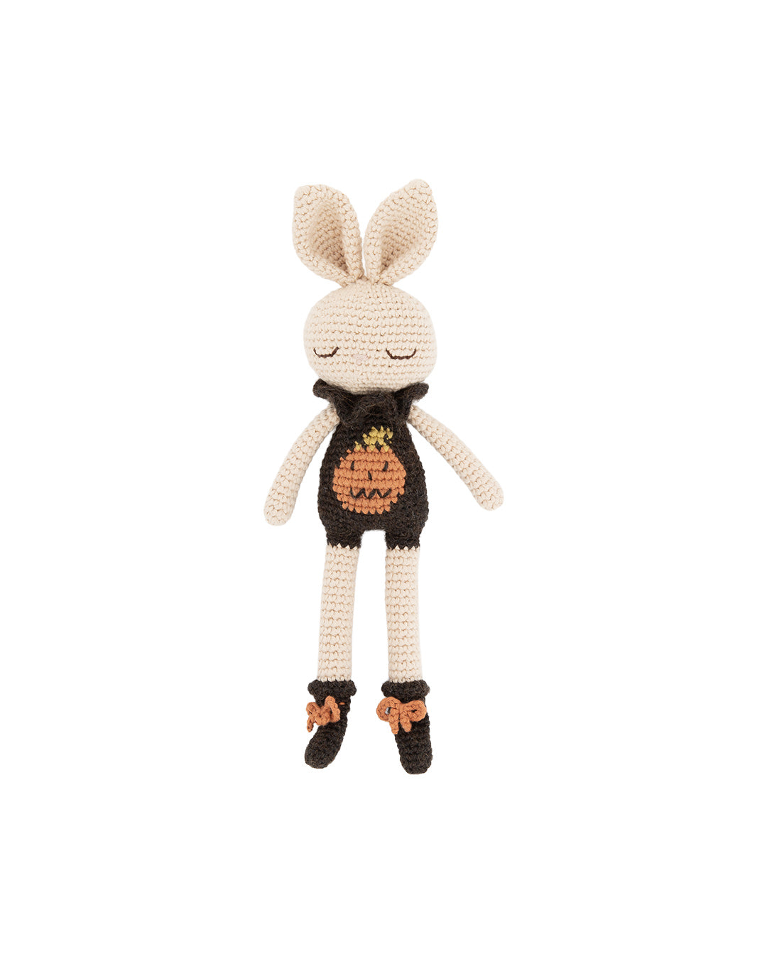 Patti Oslo Halloween Capsule | Pumpkin Bunny | ecru Organic Soft Toys