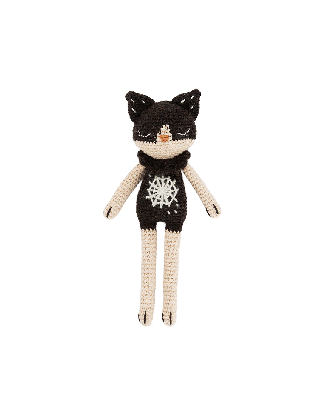 Patti Oslo Halloween Capsule | Spooky Cat | spider web Organic Soft Toys