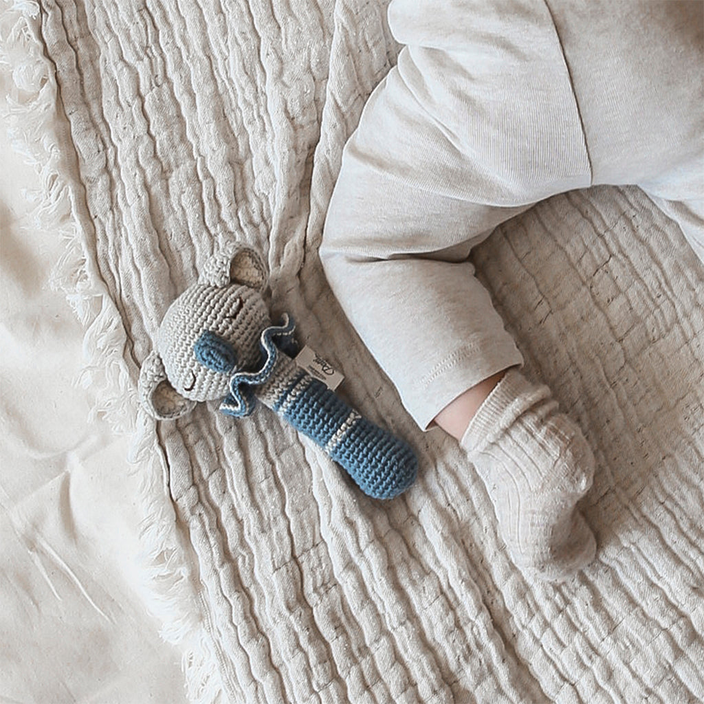 Patti Oslo Kenni the Koala Rattle | with bell Teething Rings & Rattles & Baby Gym Toys