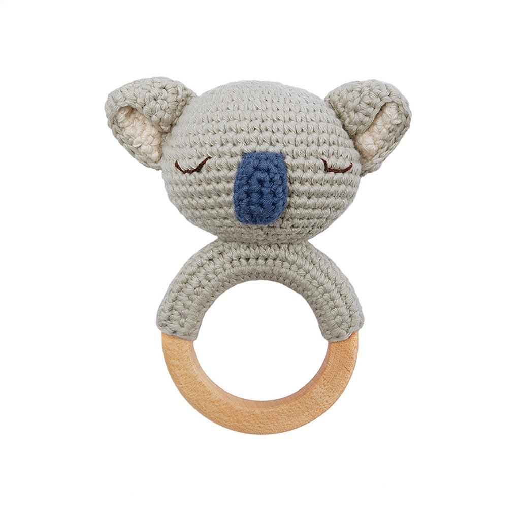 Patti Oslo Koala the Teething Ring | raf with bell Teething Rings & Rattles & Baby Gym Toys