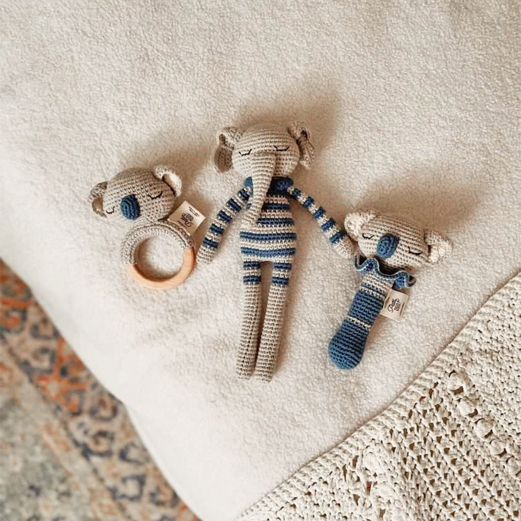 Patti Oslo Koala the Teething Ring | raf with bell Teething Rings & Rattles & Baby Gym Toys