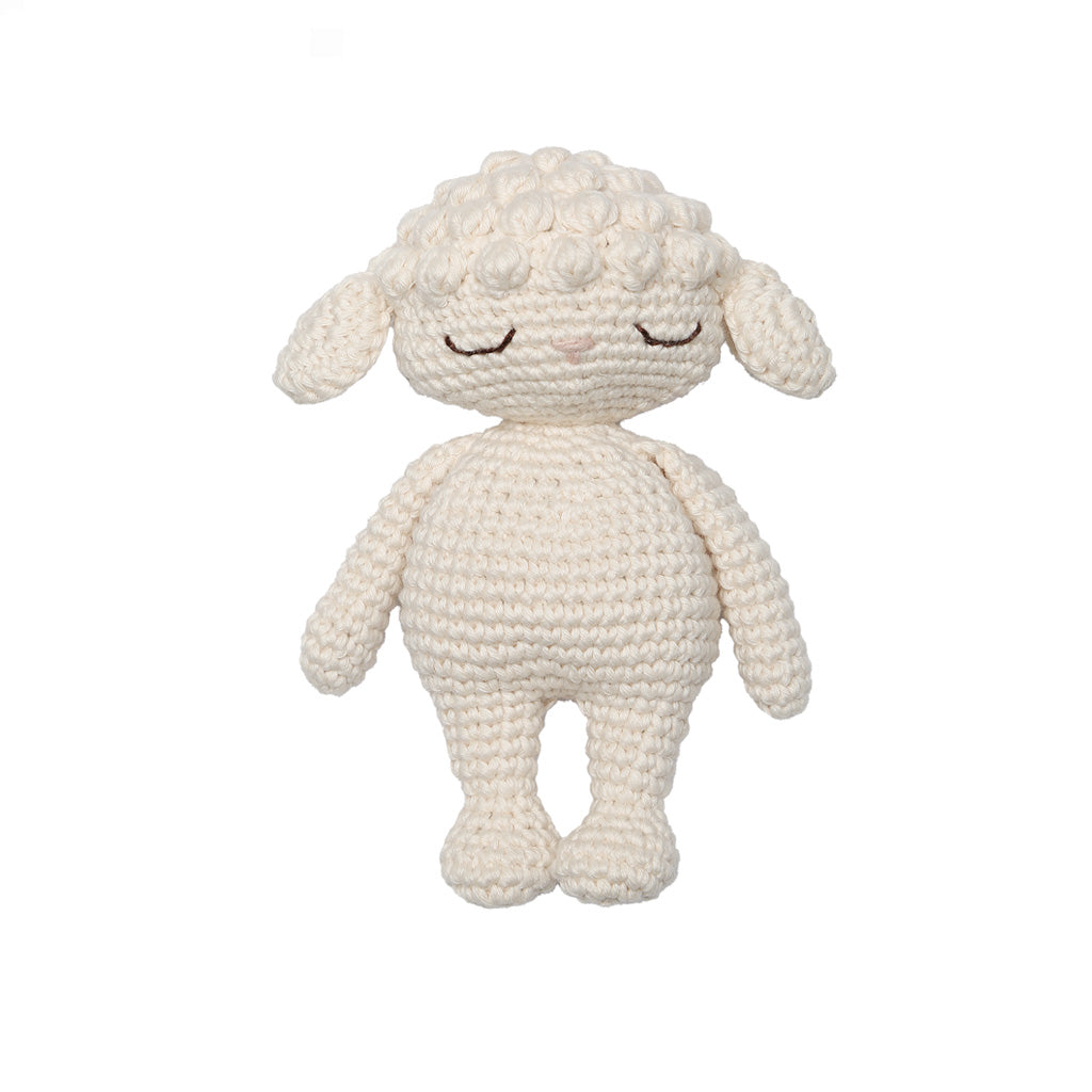 Patti Oslo Lamb Mini Collection I cream Organic Soft Toys