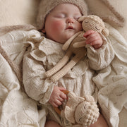 Patti Oslo Lamb the Teething Ring | ecru with bell Teething Rings & Rattles & Baby Gym Toys