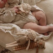 Patti Oslo Lamb the Teething Ring | ecru with bell Teething Rings & Rattles & Baby Gym Toys