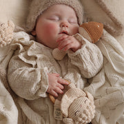Patti Oslo Lamb the Teething Ring | ecru with bell Teething Rings & Rattles & Baby Gym Toys