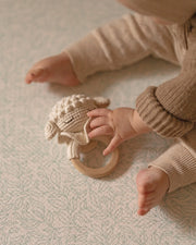 Patti Oslo Lamb the Teething Ring | ecru with bell Teething Rings & Rattles & Baby Gym Toys