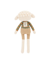 Patti Oslo Lara Lamb | caramel striped sweater Organic Soft Toys