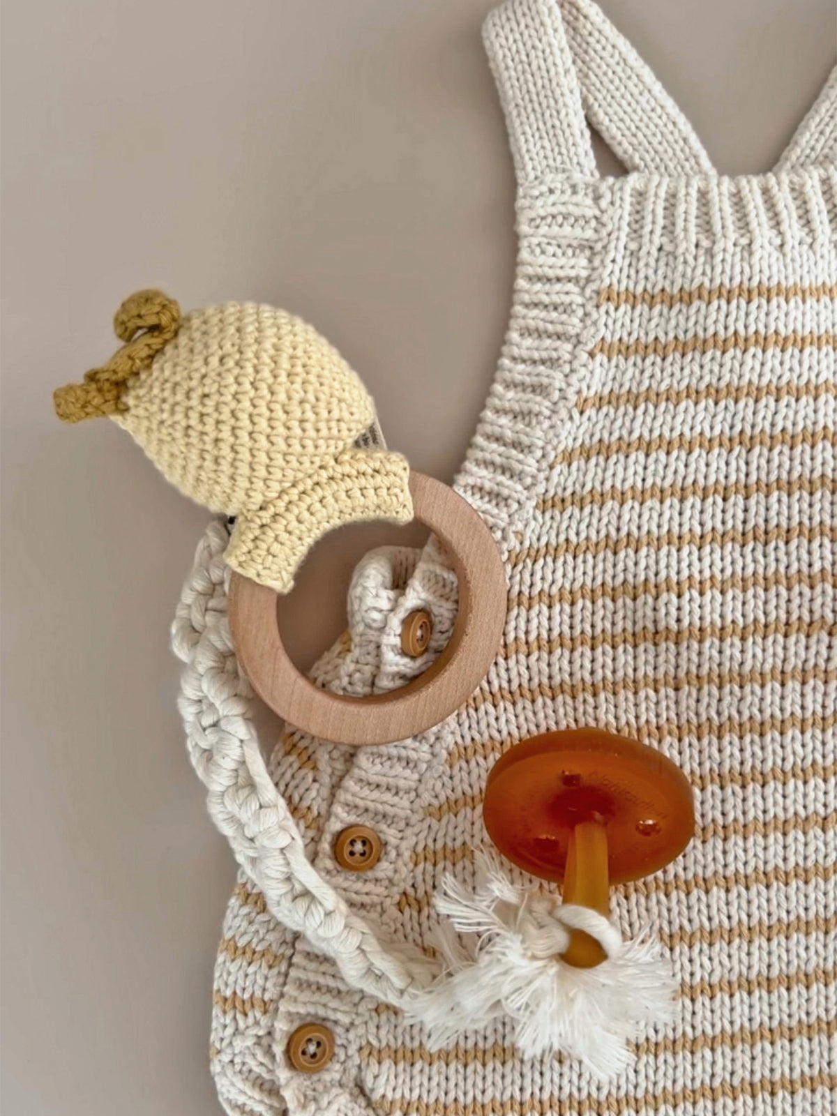 Patti Oslo Lemon Teething Ring | with bell Teething Rings & Rattles & Baby Gym Toys