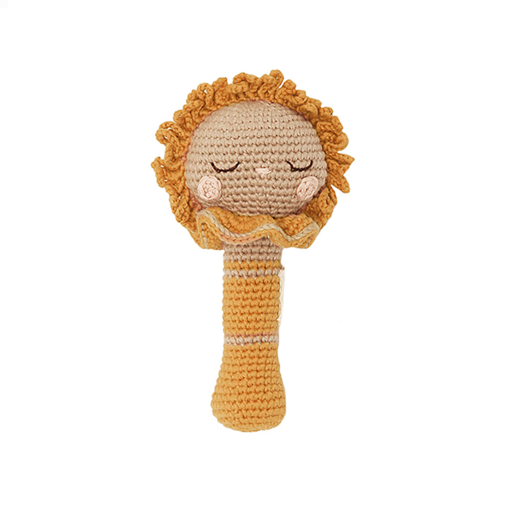 Patti Oslo Lenni the Lion Rattle | with bell Teething Rings & Rattles & Baby Gym Toys