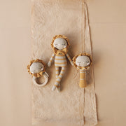 Patti Oslo Lenni the Lion Rattle | with bell Teething Rings & Rattles & Baby Gym Toys