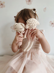 Patti Oslo Lilli Lamb | rosa Organic Soft Toys