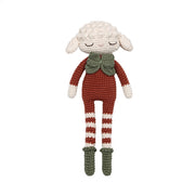 Patti Oslo Luka Lamb I cherry red Organic Soft Toys