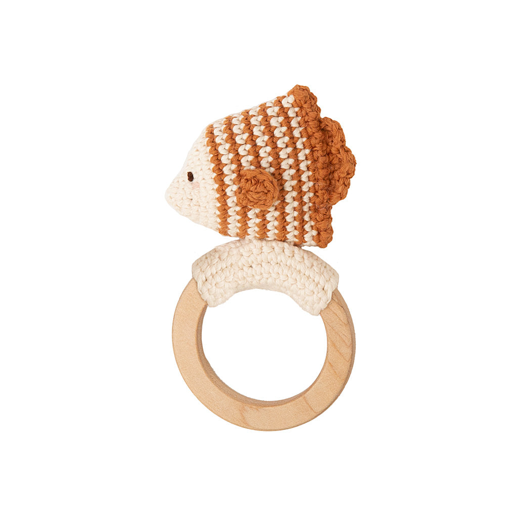 Patti Oslo Maki the Fish Teething Ring | with bell Teething Rings & Rattles & Baby Gym Toys