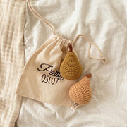 Patti Oslo Pear Rattle | with bell Teething Rings & Rattles & Baby Gym Toys