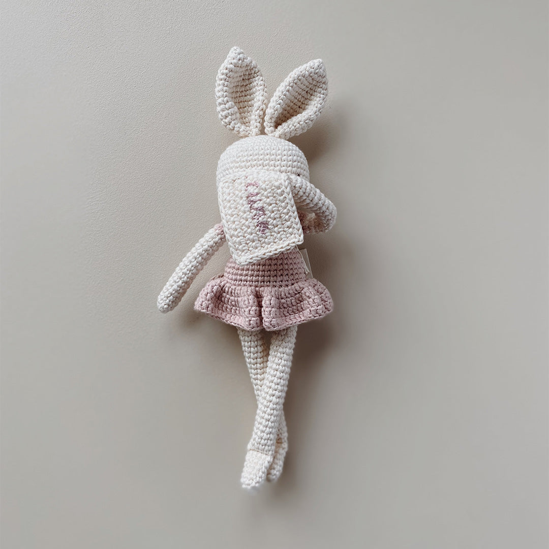 Patti Oslo Personalised Personalised Ballerina I rosa Organic Soft Toys