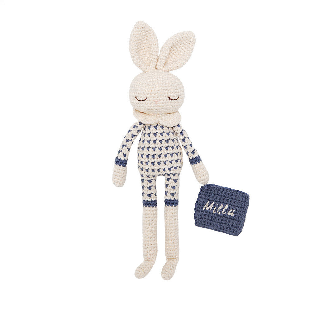 Patti Oslo Personalised Personalised Bea Bunny | raf Organic Soft Toys