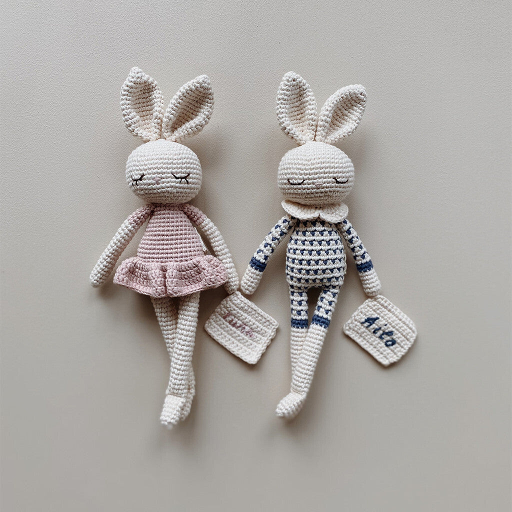 Patti Oslo Personalised Personalised Bea Bunny | raf Organic Soft Toys