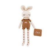 Patti Oslo Personalised Personalised Bonnie Bunny | rosa flower tights Organic Soft Toys