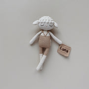 Patti Oslo Personalised Personalised Lamb I swimsuit beige Organic Soft Toys