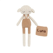 Patti Oslo Personalised Personalised Lamb I swimsuit beige Organic Soft Toys