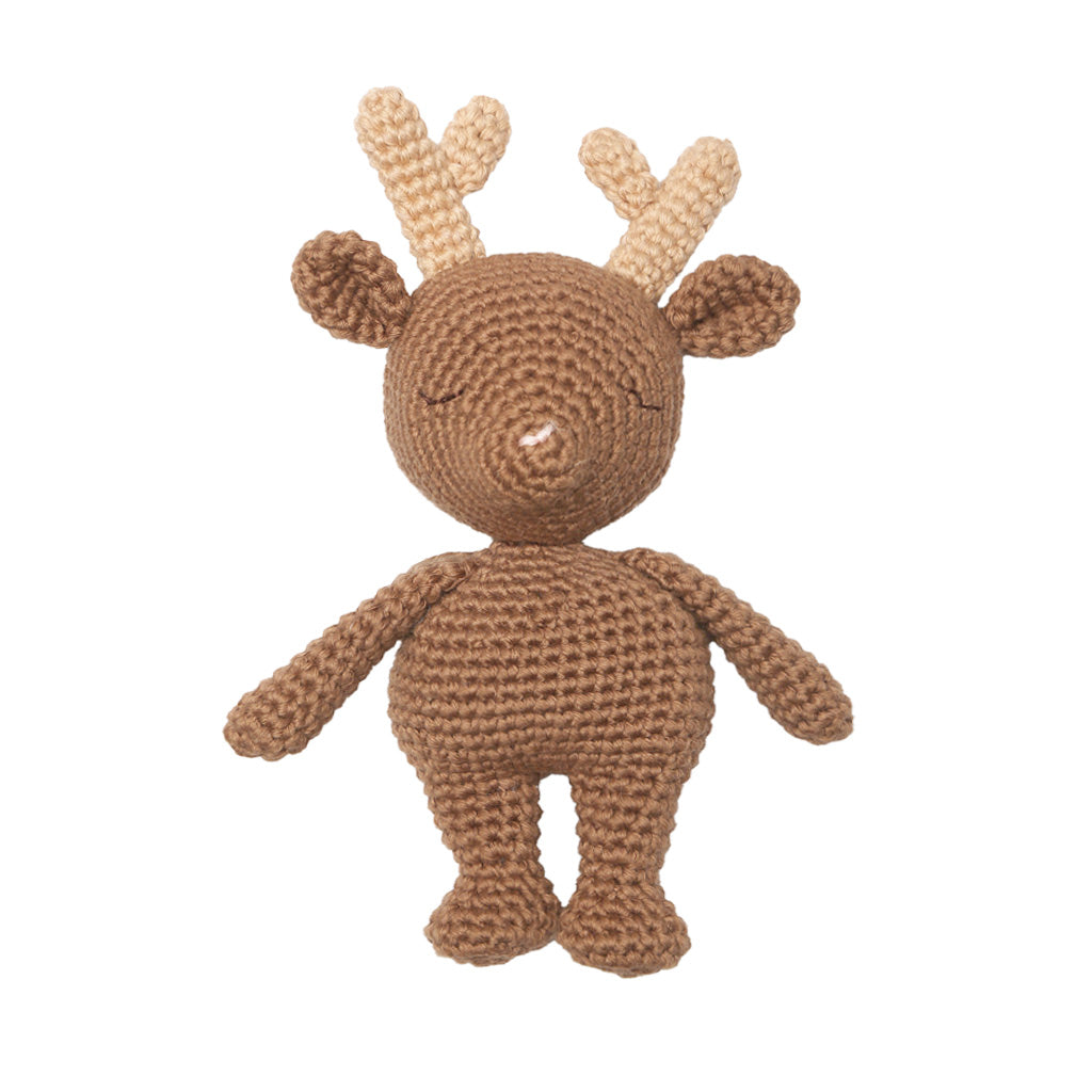 Patti Oslo Reindeer Mini Collection I brown Organic Soft Toys