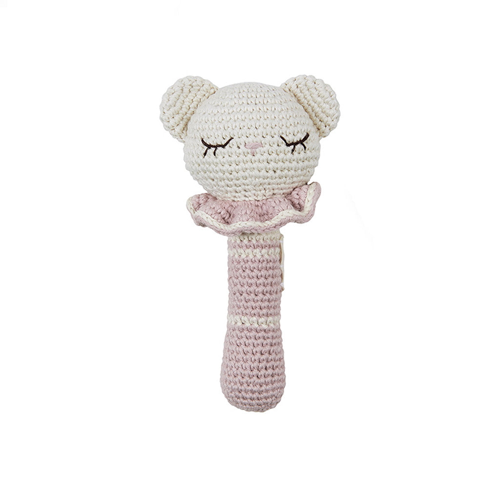 Patti Oslo Tiffani the Teddy Rattle | with bell Teething Rings & Rattles & Baby Gym Toys