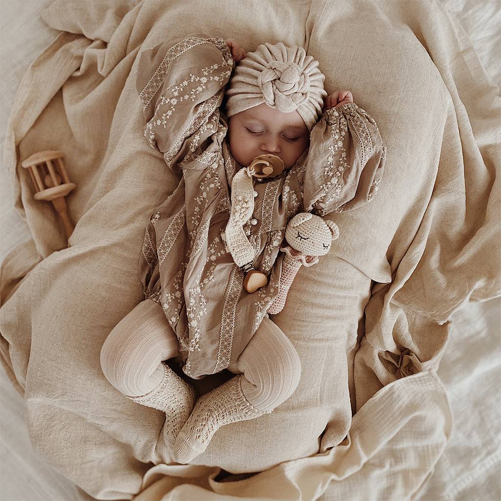 Patti Oslo Tiffani the Teddy Rattle | with bell Teething Rings & Rattles & Baby Gym Toys