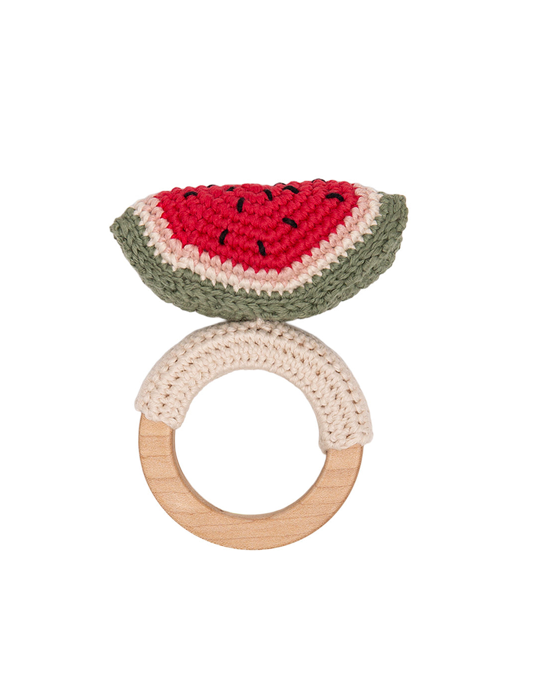 Patti Oslo Watermelon Teething Ring | with bell Teething Rings & Rattles & Baby Gym Toys